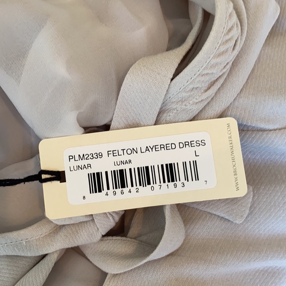 Brochu Walker Felton Tiered Dress Size L - Picture 8 of 10